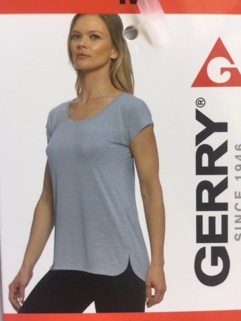 Gerry Short Sleeve Shirt Womans Various Sizes Ash Gray New