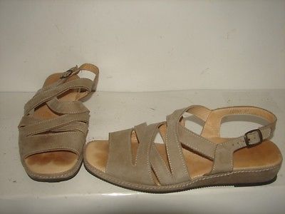 LA PLUME Womens Beige Sandals Shoes 9.5 US 41 EU!