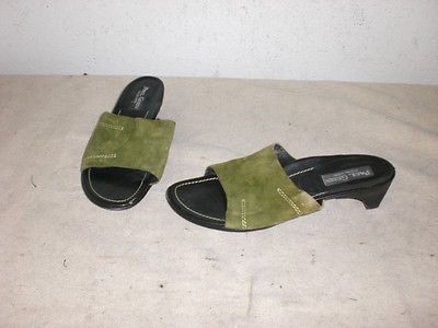 PAUL GREEN Green Sandals Slides Shoes 7.5 US 5.5 UK