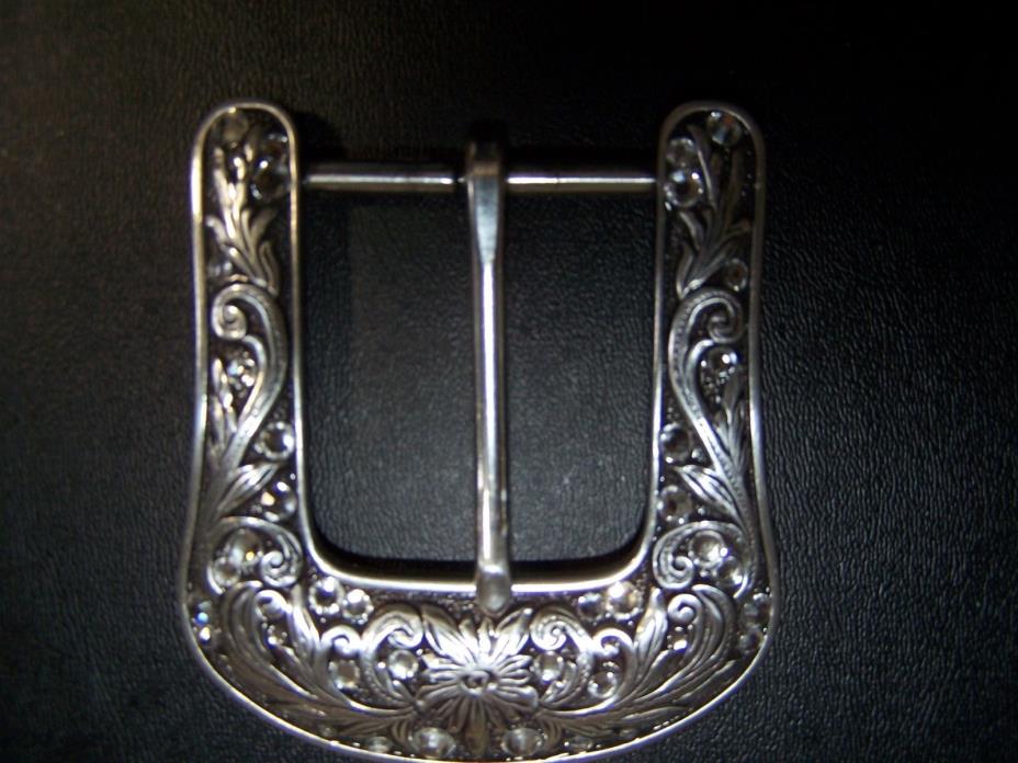 Ariat Womens Jewel Ornate Silver Tone Belt Buckle