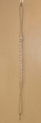 WHITE BRAIDED STRETCH ROPE BELT 37-45