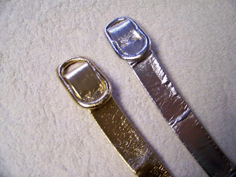 LORD AND TAYLOR Belts Vintage Classic Gold and Silver 1