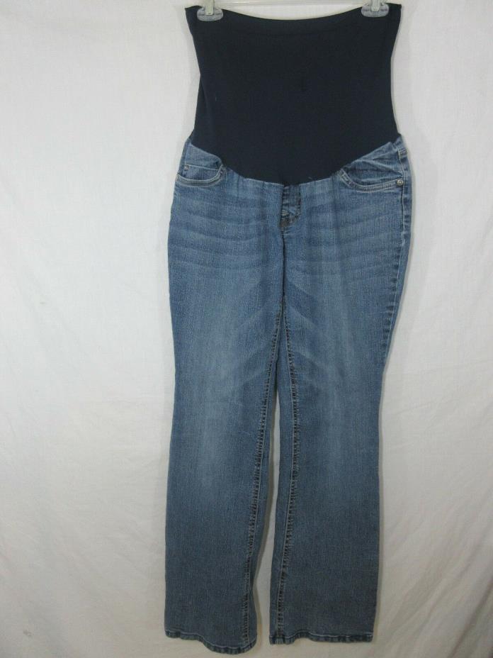 Oh Baby by Motherhood Maternity Jeans Size L Boot Cut Full Maternity Panel