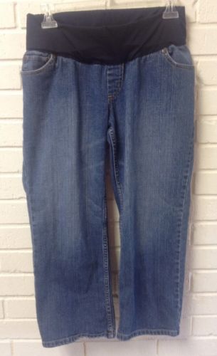 Liz Lange Maternity Cropped Jeans Capris Women's Size 2
