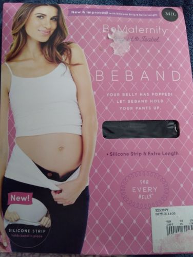 New Be Maternity Beband Black Ebony M/L Ingrid & Isabel Pregnancy Clothing