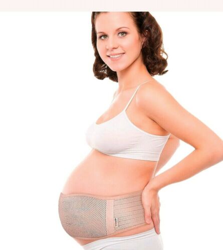 AZMED Maternity Belt Breathable Abdominal Binder Back Support Fits waist 32-46