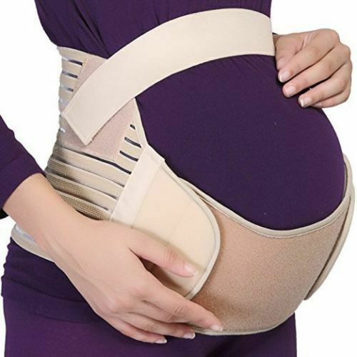 Neotech Belly Belt Band Brace Pregnancy Pelvic Back Abdomen Support XXL WHITE