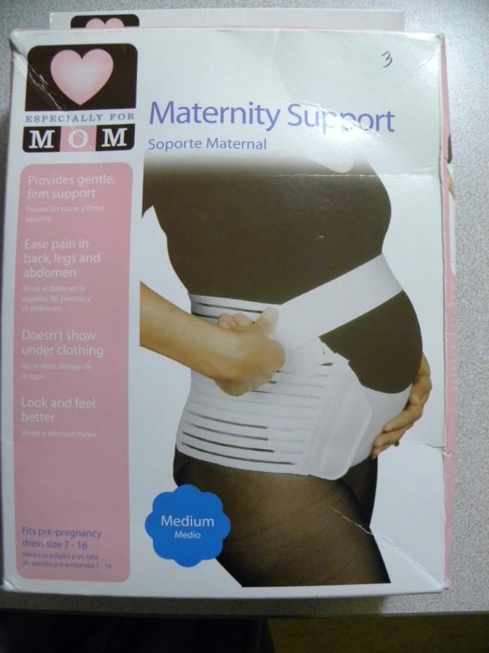 NEW in box-especially for mom maternity support belt medium(pre-preg.7-16)