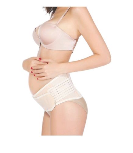 Tirain Maternity Belt Breathable Pregnancy Back Support Belly Band OS