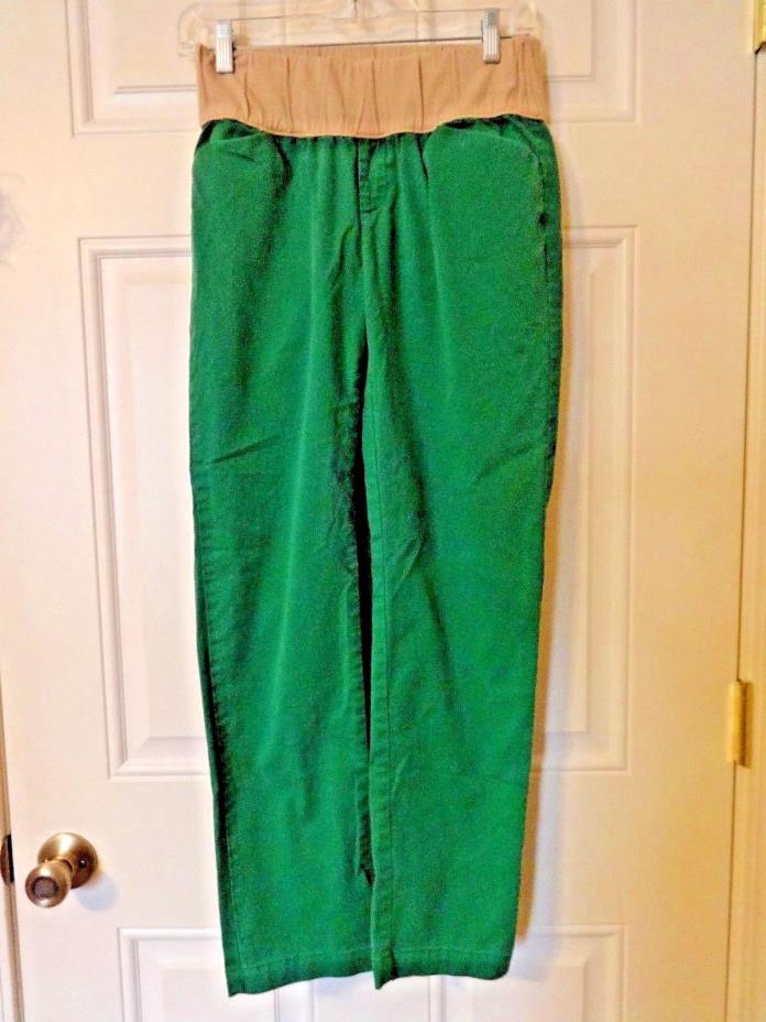 Khakis by Gap Maternity Capri Pants Shorts Broken In Straight Green Size 4