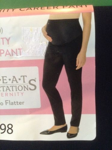 Maternity Great Expectations Size 16/18 XL Black Stretch Career 29