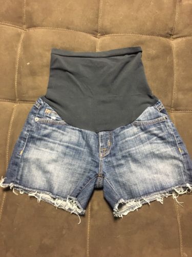 Hudson Maternity Shorts Pea In The Pod Size 27 Belly Panel Denim Jeans