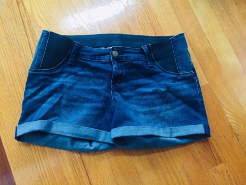 Lot of 4 Pairs of Maternity Shorts 2 Pairs Of Jean, 1 White, 1 Black. EUC