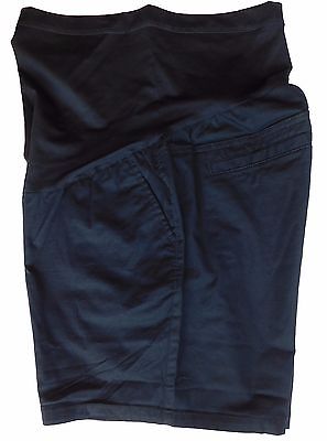LIZ LANGE MATERNITY 3 WAY BELLY WEAR CHINO SHORTS SIZE 8 10 NEW