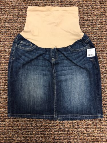 Oh Baby By Motherhood Maternity Denim Skirt NWT Small