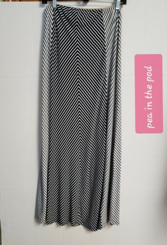 A Pea In The Pod Maternity Maxi Skirt Size Medium With Belly Panel VGUC