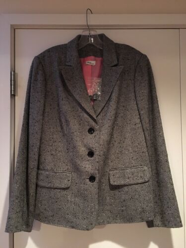 $98 Mimi Maternity Women’s Lined Blazer Jacket Black NEW Medium
