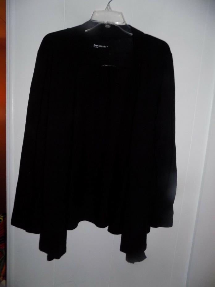 Women's Gap Maternity Black Long Sleeved Sweater Size XL