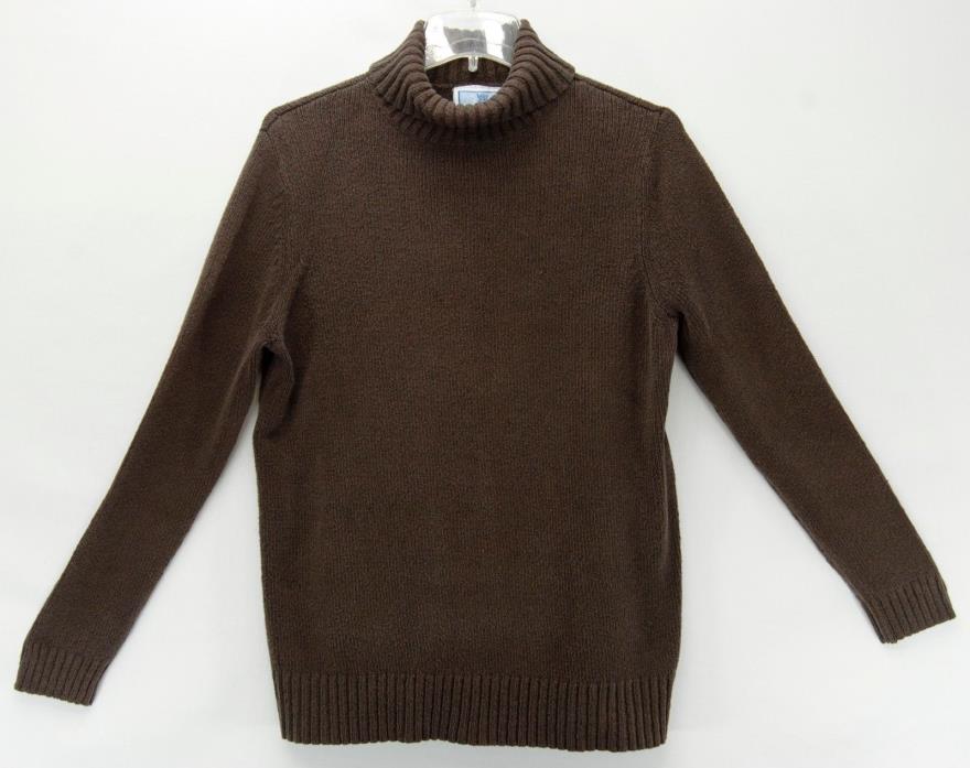 Maternity BABY AND ME Brown Pullover Knit Turtleneck Sweater Australia Large