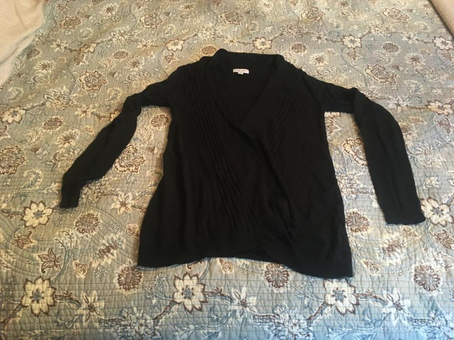 Liz Lange Maternity for Target Black Long Cardigan Sweater Women's X-Small EUC