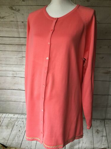 Maternity Sweater Size XL X Large NEW Womens Orange Cardigan Women's