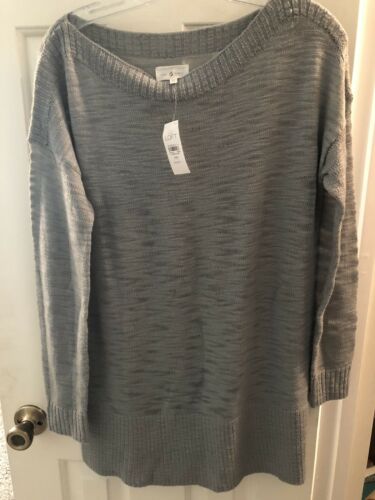 Loft Lou & Grey Maternity Sweater, Boat Neck Tunic Sweater NWT!