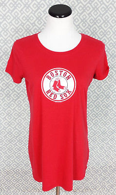 Womens Motherhood Maternity Soft As Grape Boston Red Sox Shirt Top Medium M