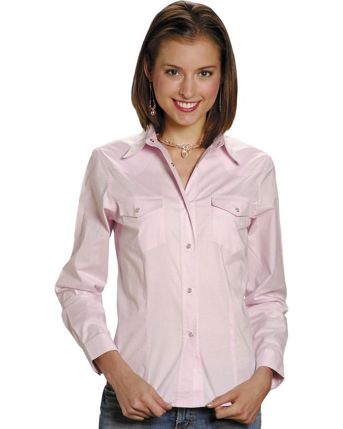 Roper Women's Stretch Poplin Shirt - 03-050-0592-0939 PI