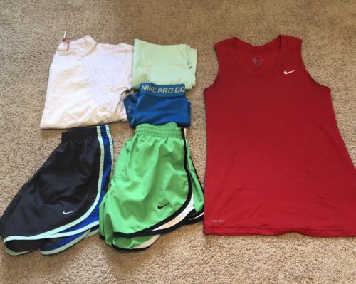 Womens Size XSmall Nike Athletic Workout Running Clothes - Lot Of 6 Items