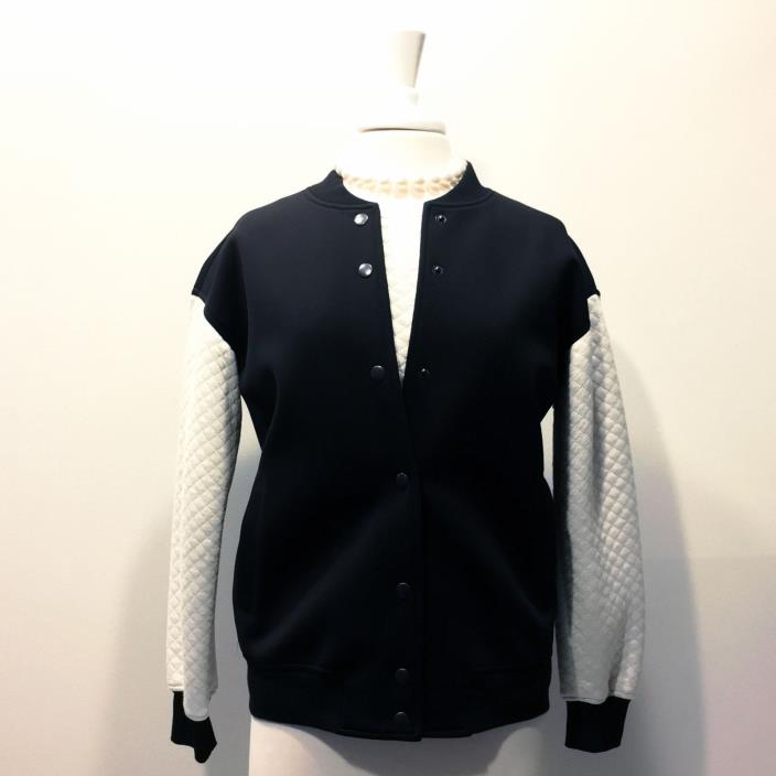 TIBI | Rare Contrast Quilted Bomber Jacket w/ Matching Top – Size 6/XS