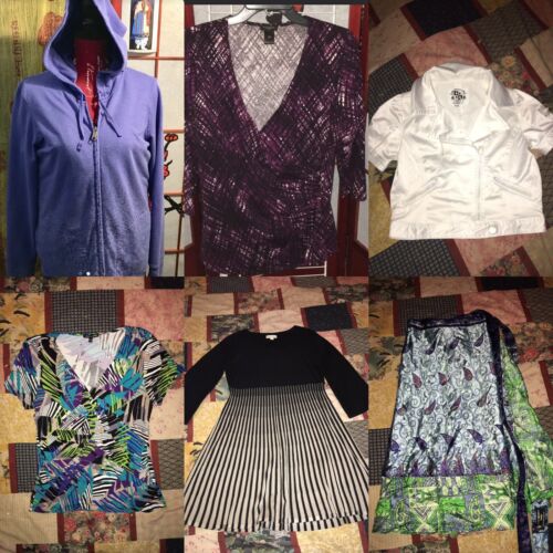 Womens clothing lot size large & XL, huge lot of ladies clothing