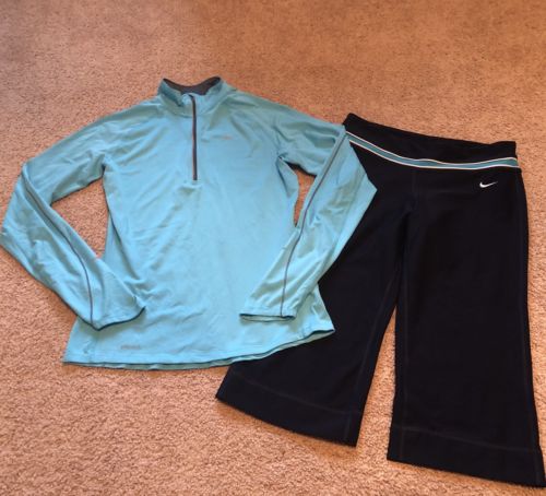 Womens Size Small Athletic/Workout/Running Clothing Lot Of 16 Items