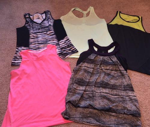 Womens Size Large Athletic/Running/Workout Clothing Lot Of 31 Items!