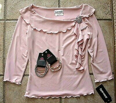 Womens Outfit Lot- 3Pc.-NWT Top Small-NWT 2 Set of Fashion Stretchy Bracelets