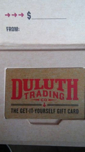 $100 Duluth Trading Company Gift Card (Digital)