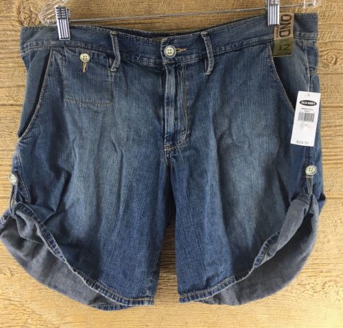 Women’s Old Navy Size 12 Shorts Low Waist Blue New With Tags