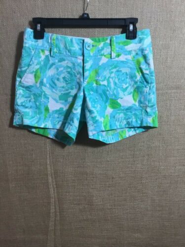 Lilly Pulitzer The Callahan Shorts Size 00 Poolside Blu First Impressions 5”