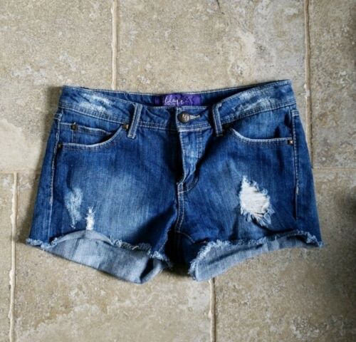 Miley Cyrus Max Azria Juniors Size 9 Shorts Distressed Denim Cut Off