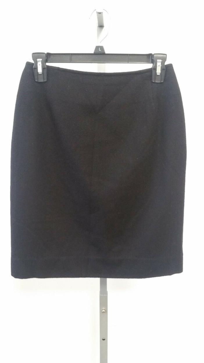 Kors Michael Kors Skirt Black 100% Virgin Wool  Made in Italy Size 8