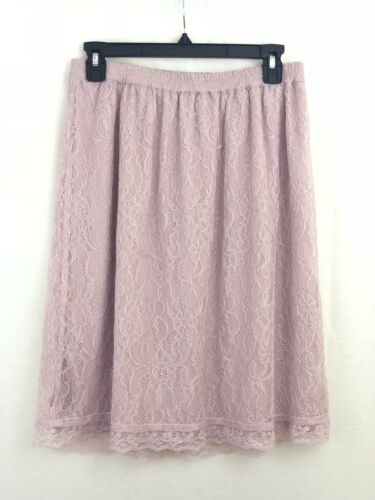 LOFT Outlet Floral Lace Skirt With Lining Women’s Size Small Petite