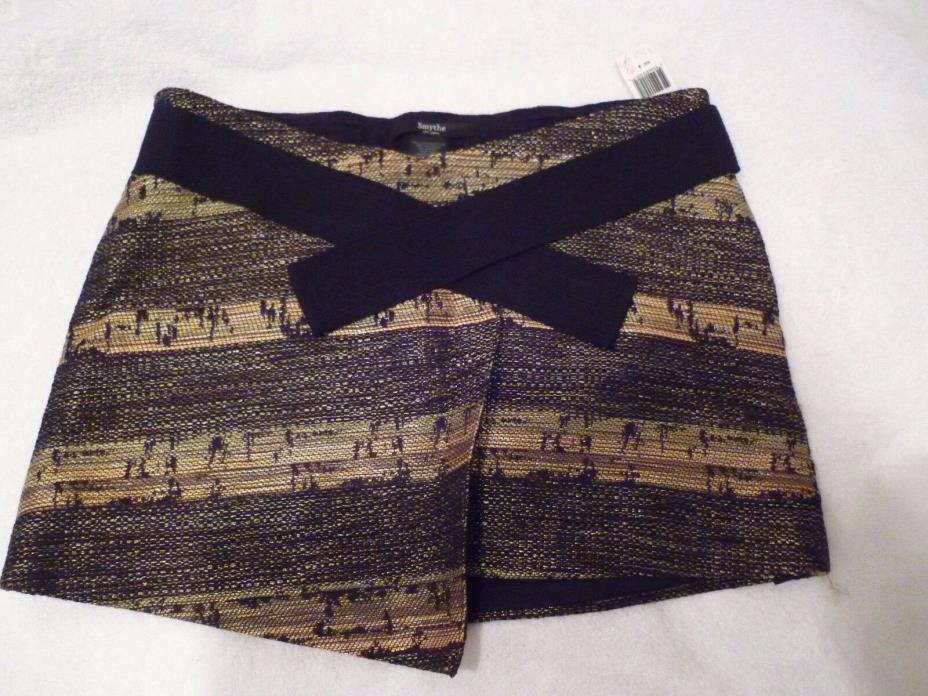 SMYTHE LES VESTES Modern-Tribal Wrap desert print Mini Skirt SZ 4-New w/tags