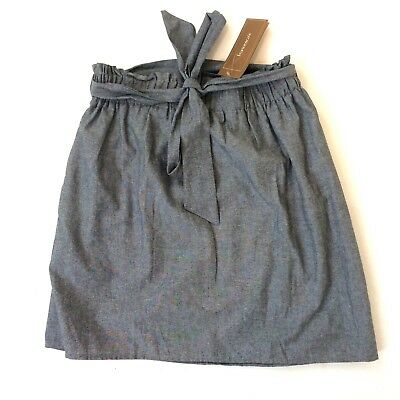 NWT Francesca's Women's Gray Skirt Bow Tied Belt, Size Medium