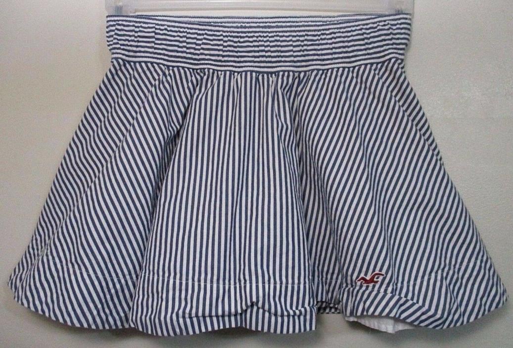 Hollister Striped Skirt BLUE/ WHITE Women's Size XS