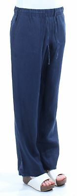 CHARTER CLUB $90 Womens Navy  Wide Leg Casual Pants Size 4 new