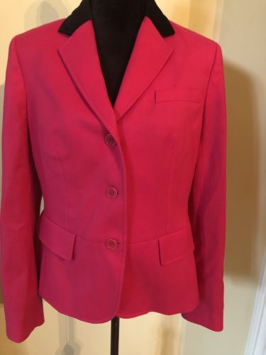 Talbots Pink Three Button Blazer Size 12