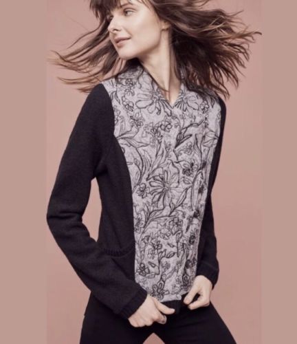 New Anthropologie Knitted And Knotted Burke Sweater Jacket Size XS $168