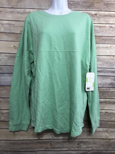 MV Sport Women Athena French Terry Dolman Sleeve Sweatshirt Seafoam Green Medium