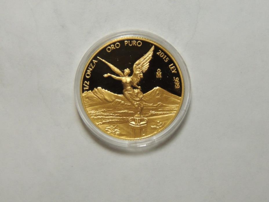 2015 Mexico 1/2 oz Proof Gold Libertad