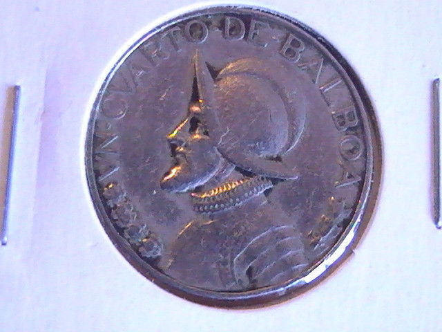 Panama 25 centesimos 1/4 balboa cuarto 1982