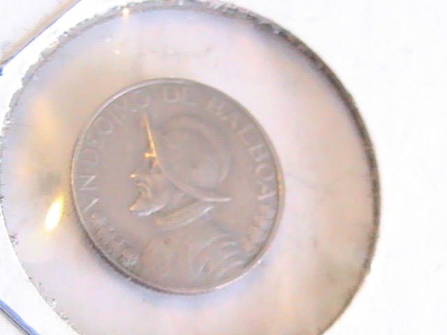 PANAMA 1968  NICE OLD VINTAGE 1/10 BALBOA COIN